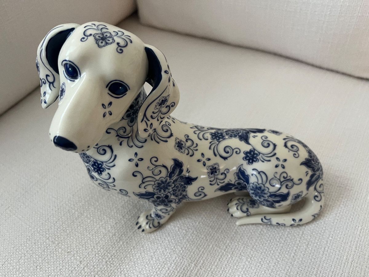 Danberry porcelain dachshund