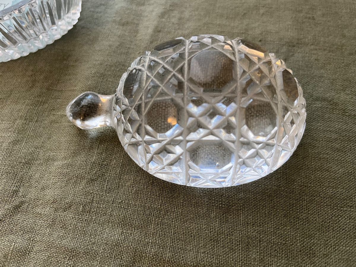 Waterford crystal turtle figurine/paperweight