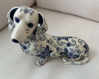 Danberry porcelain dachshund