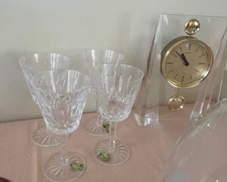 Waterford wine goblets