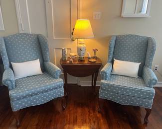 Wingback chairs
