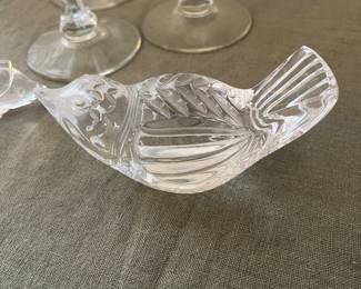 Waterford crystal sparrow