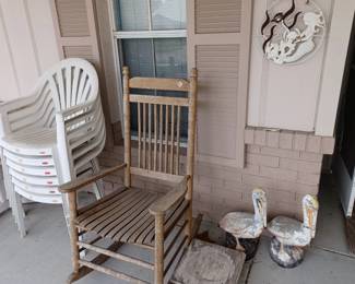 Wooden Porch Rocker