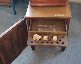 Smoking Table and Humidor