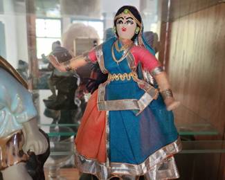 Cloth Doll Kathak Dancer from India.