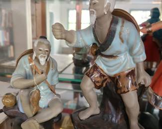 Chinese 'Mudmen' Vintage Shiwan Figures.