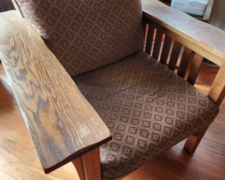 Antique/Vintage Mission Morris Chair - From the American Arts and Crafts Movement.