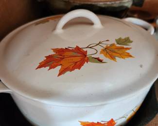 Vintage Descoware 'Autumn Maple Leaf' Pattern