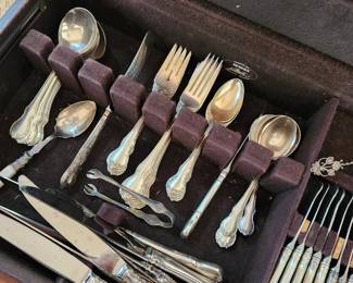 Sterling Silver Vintage Set Circa  1940. 