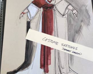 Many Costume Sketches by Deborah Drydon and others! 
