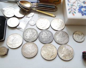 Morgan silver dollars