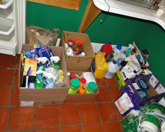 Cleaning supplies and more