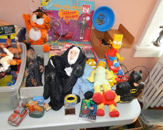 Simpsons. Pee Wee Herman. Fighting Nuns and more toys
