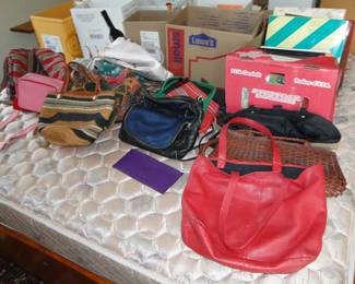 Handbags, the boxes have more books