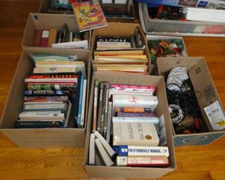 Boxes of books