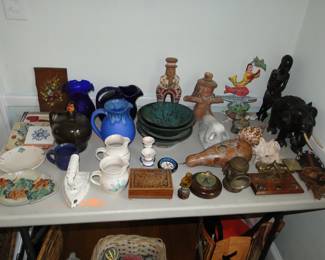Pottery and vintage items