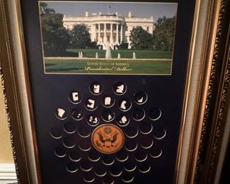 Coin collection frames