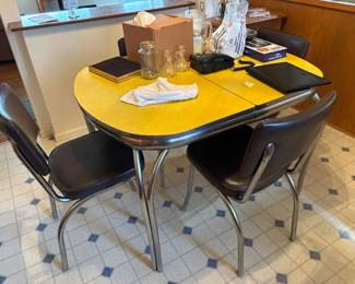. . . great Formica table and chairs
