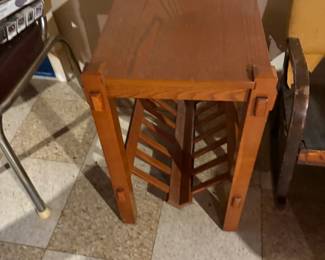 . . . side table