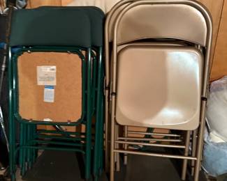 . . . folding chairs