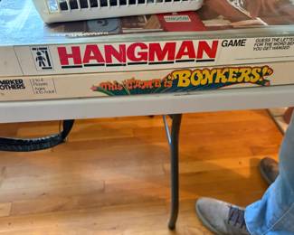 . . . vintage Hangman and Bonkers games