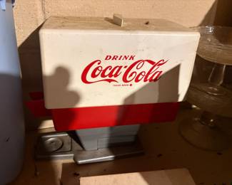 . . . vintage Coca Cola dispenser