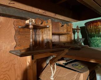 . . . antique shelf