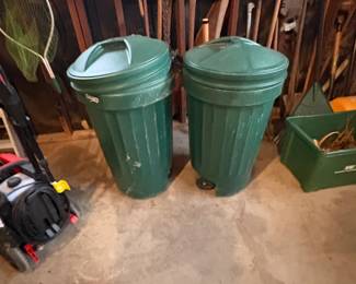 . . . garbage cans