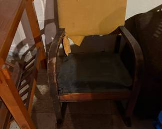 . . . vintage child's chair