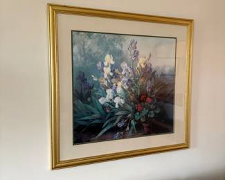 . . . framed floral art
