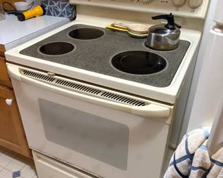 . . . electric stove