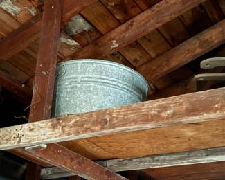 . . . galvanized tub