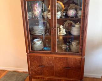 . . . and matching china hutch