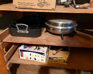 . . . Farberware electric frying pan and roaster