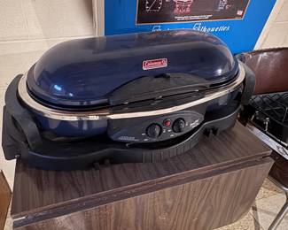 . . . Coleman electric grill