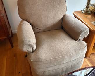 . . . upholstered accent chair