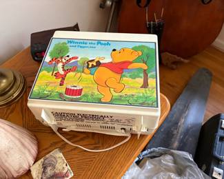 . . . vintage Winnie the Pook turntable