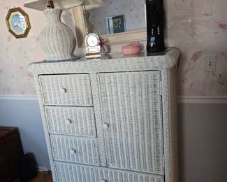 Wicker dresser
