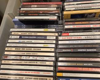 Many CD's