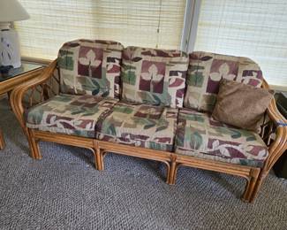 Rattan sofa