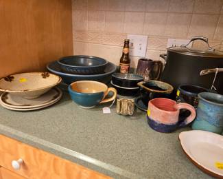 Ceramic bowls, mugs plates