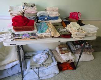 Many linens