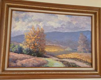 Painting by Paxton Moffett