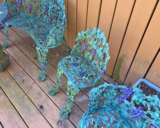 Iron outdoor furniture set