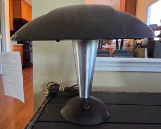 Vintage industrial lamp Bakelite and aluminum