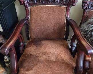Antique set of chairs