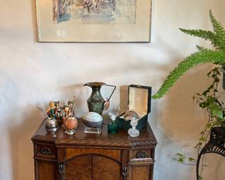 Hummels, Carved Emu egg Decoratives, painting by Raoul Dufy