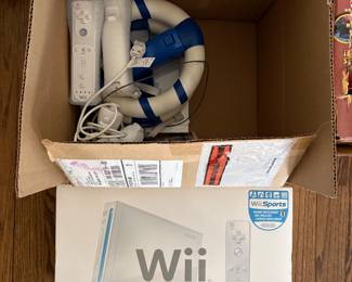 Wii game and controllers