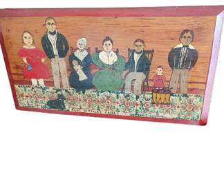 ponzi family folk portriat