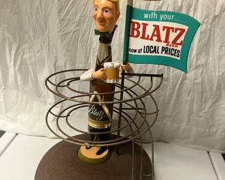 Blatz Beer display